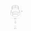 Skarlat RSL74331 10W WH+BK 3000K-0