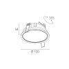 Skarlat  RDL73076 7W WH 3000K-0