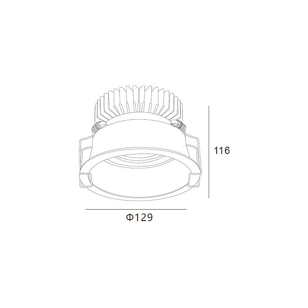 Skarlat RSL74W005-5 30W BK 4000K