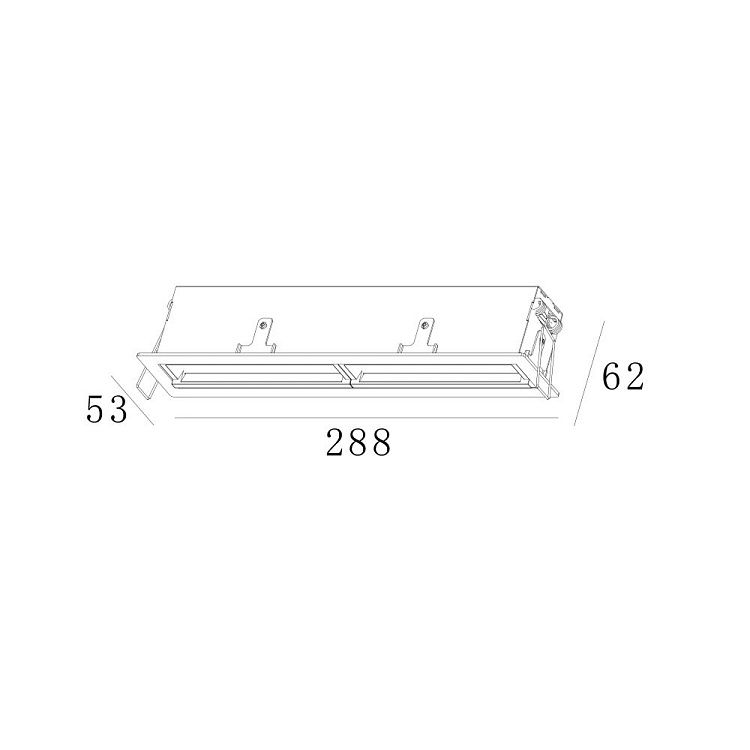 Skarlat  RSL74105 10×2W WH+BK 4000K