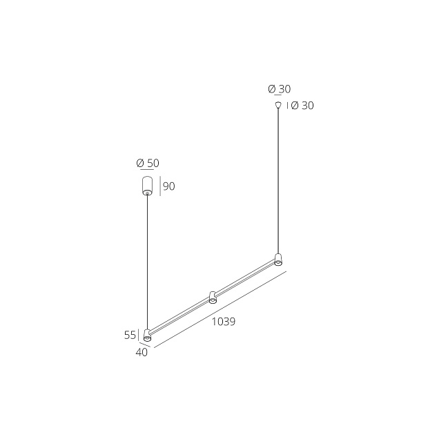 Skarlat  RHL7741 3×5W BK 4000K