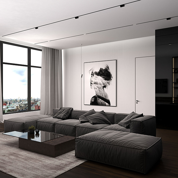 Skarlat  RLL2003 9W WH+BK 4000K