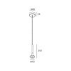 Skarlat  RHL7748 5W WH+BK 3000K-0