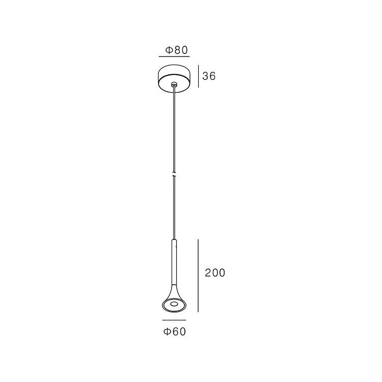 Skarlat  RHL7748 5W WH+BK 3000K
