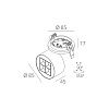 Skarlat RSL74265 4×2.5W WH+BK 3000K-0