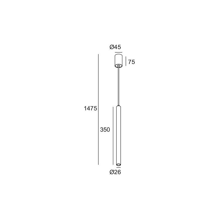 Skarlat  RHL7732 3W WH 4000K