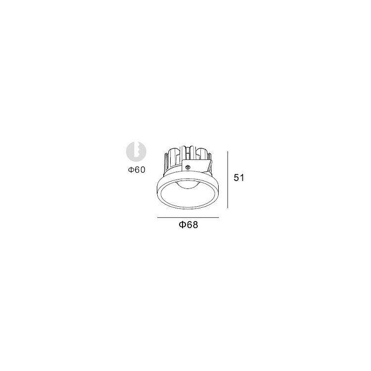 Skarlat RSL74091-2.5 7W WH 4000K