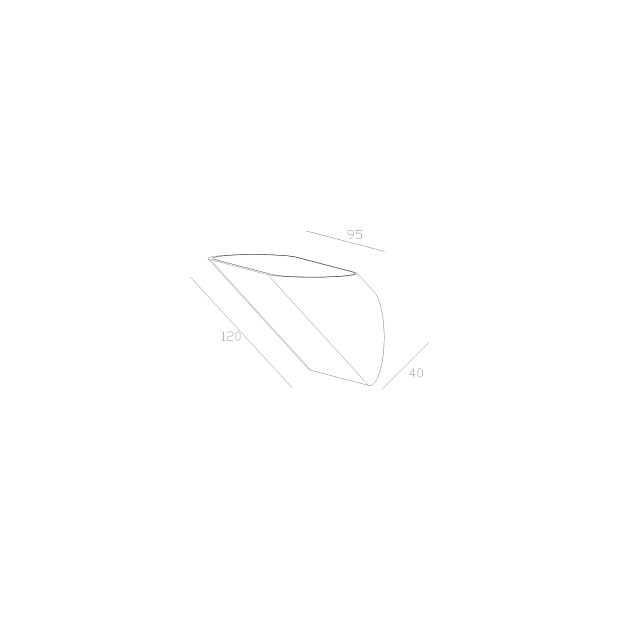 Skarlat RWLB084 4W BK 4000K
