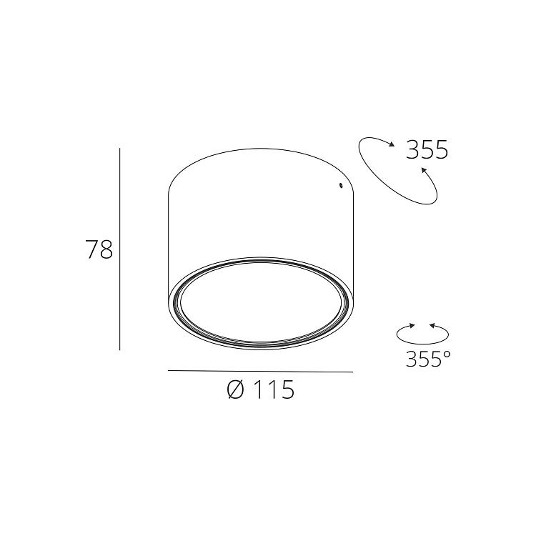 Skarlat RDLC79026 7W WH 3000K