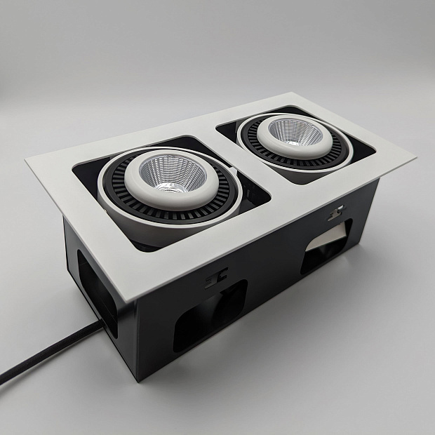 Skarlat  RGL7115-2 2×12W WH+BK 4000K