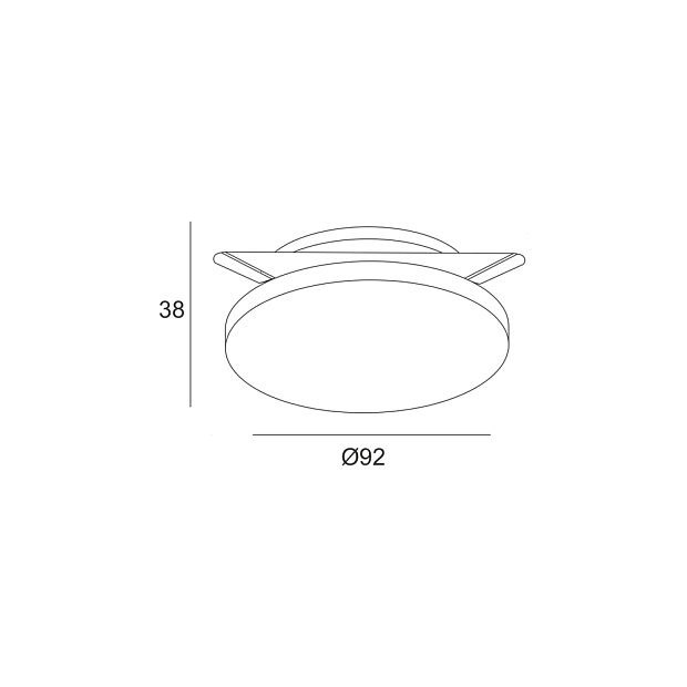Skarlat  RDL74016-3,5 7W WH 4000K IP44