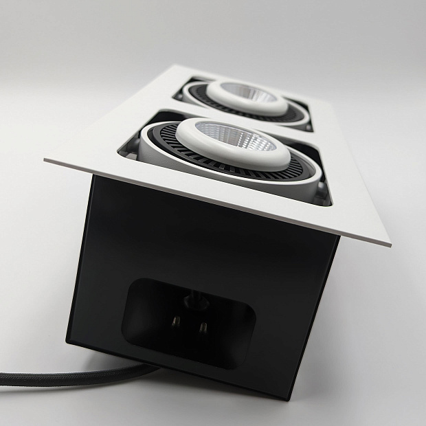 Skarlat  RGL7115-2 2×12W WH+BK 3000K