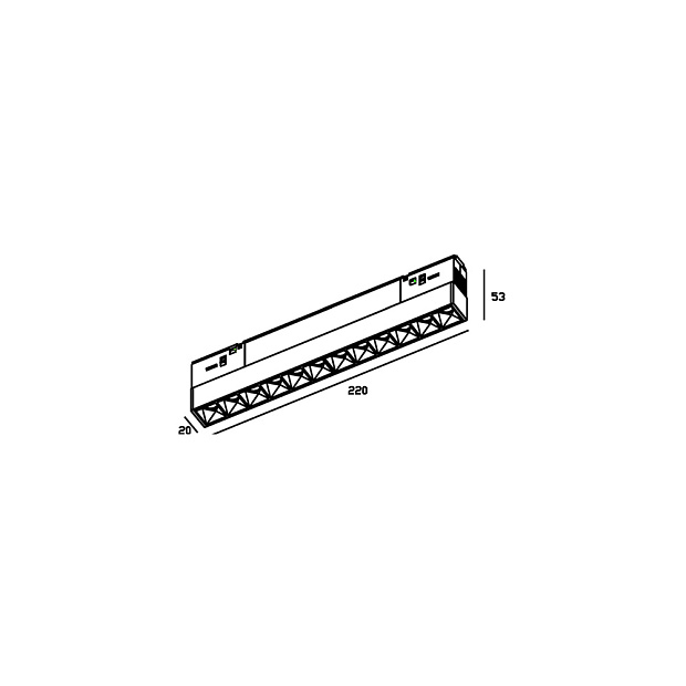 Skarlat RGD2002 12×1.5W BK 3000K