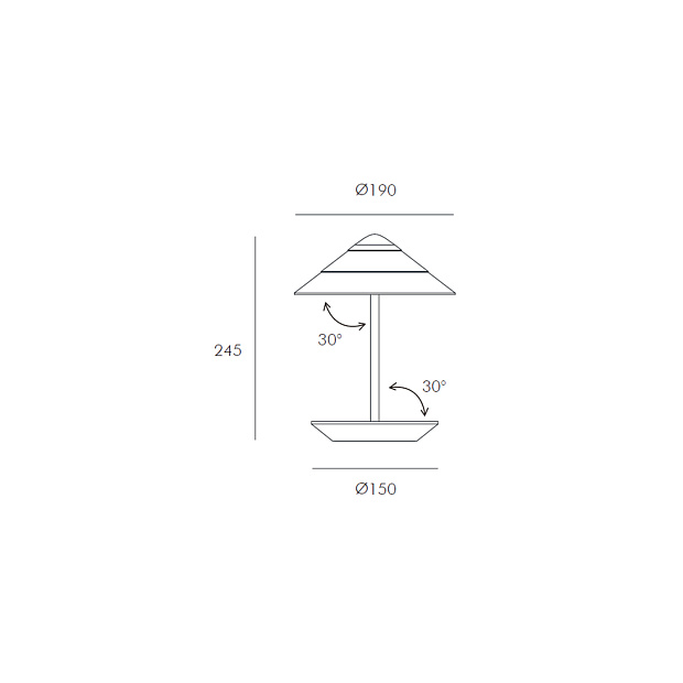 Skarlat RTD3005 12W BK 3000K