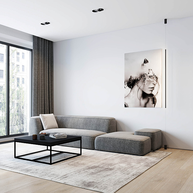 Skarlat  RSL74230 7W BK+WH 4000K