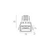 Skarlat  RSL74133 7W WH+BK 4000K-0