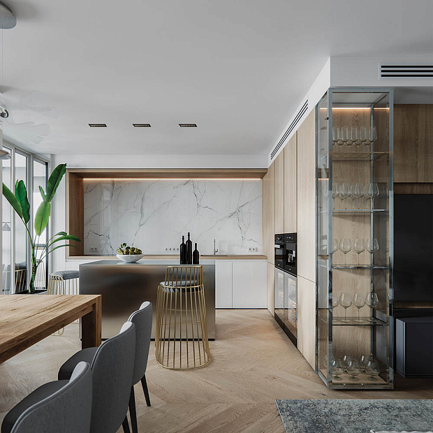 Skarlat  RSL74165 6×2W BK+GD 4000K