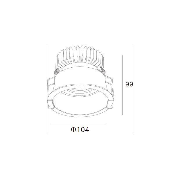 Skarlat RSL74W005-3 20W WH 4000K
