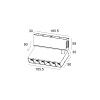 Skarlat  RSLC78034 6×2W BK 3000K-0