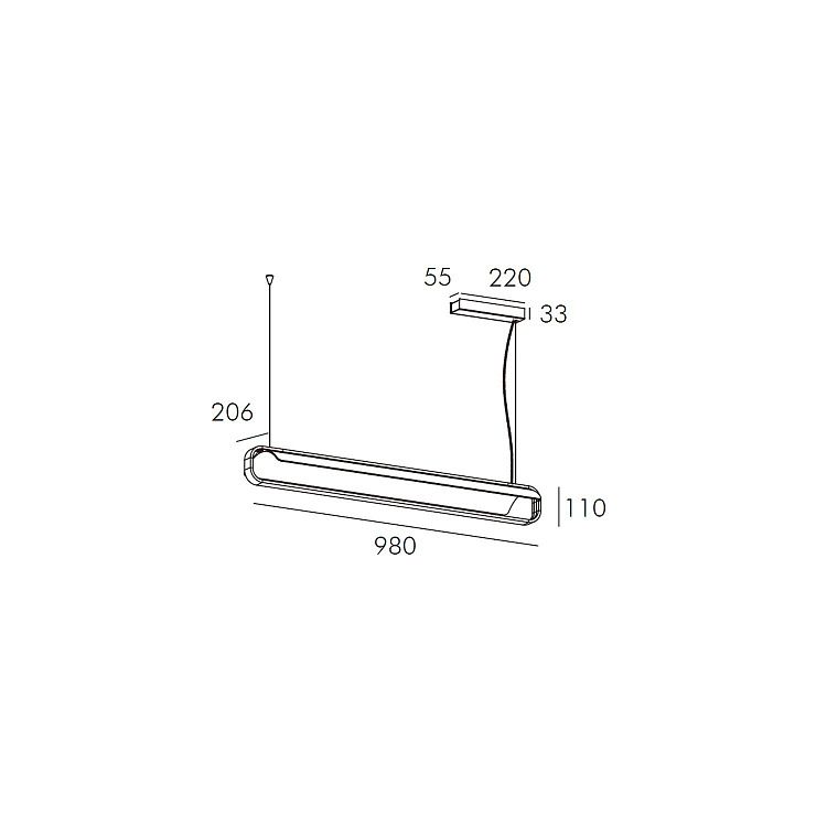 Skarlat  RHL77016 27W WH+BK 3000K