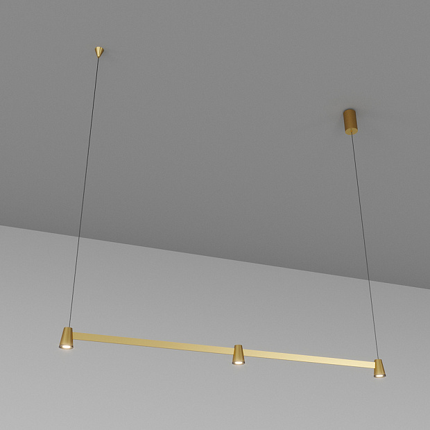 Skarlat  RHL7741 3×5W GD+BK 4000K