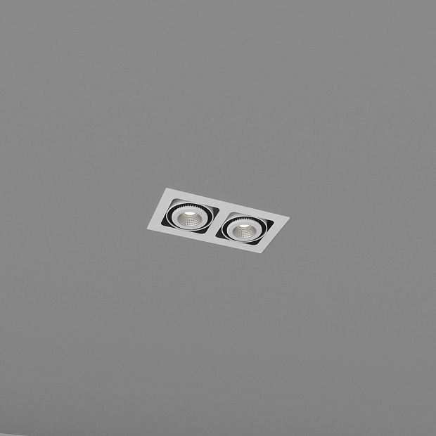 Skarlat  RGL7115-2 2×12W WH+BK 4000K