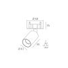 Skarlat  RSL74097 12W WH+BK 4000K-0