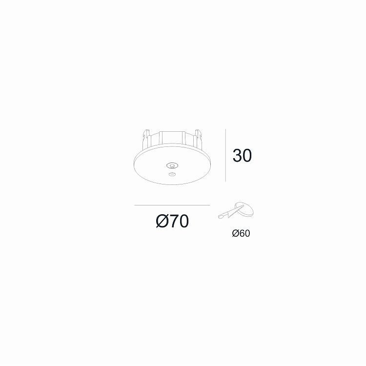 Skarlat RHL77010 BK Recessed box