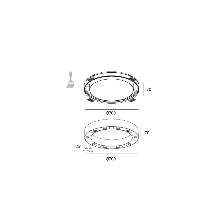 Skarlat  RSL74107 10×3W BK 4000K