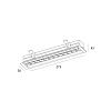 Skarlat  RSL74167 12×2W WH+GD 4000K-0