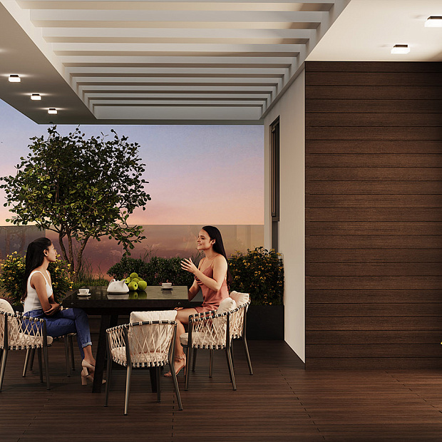 Skarlat RDLC79012 4W BK 4000K