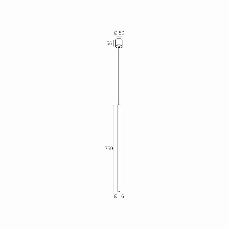 Skarlat  RHL7767 3W BK 3000K