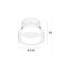 Skarlat RSL74W005-3 20W BK 4000K-0