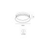 Skarlat  RDL73033 20W WH 4000K-0