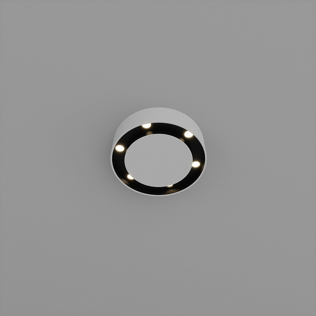 Skarlat RSLC78072 6×1.5W WH+BK 4000K