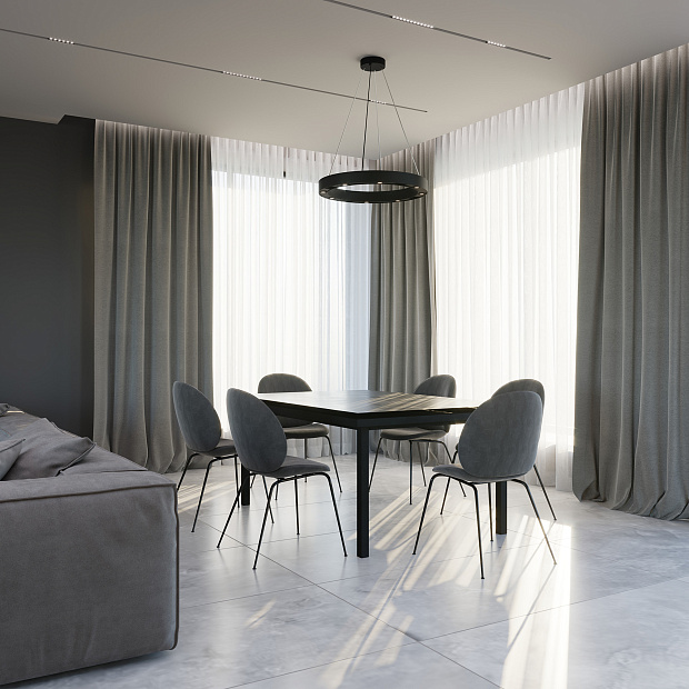 Skarlat  RHL74110 6×3W BK 4000K