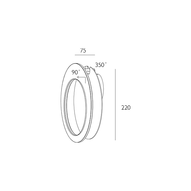 Skarlat  RWLB082 5W BK 4000K
