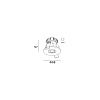 Skarlat RSL74189 3W WH+BK 3000K-0