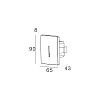 Skarlat  RWLB108 1W WH 3000K-0