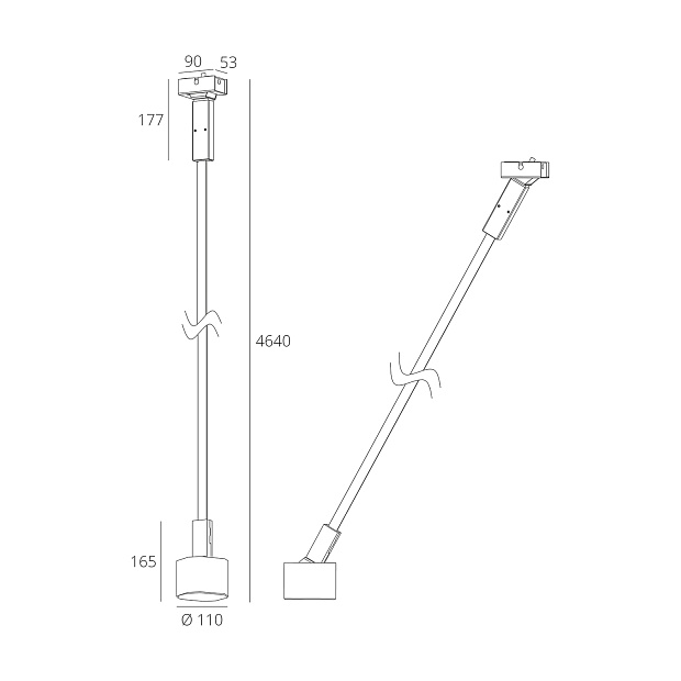 Skarlat  RLL8105-4 44W BK 3000K
