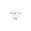Skarlat RSL74091-3 12W BK 3000K-0