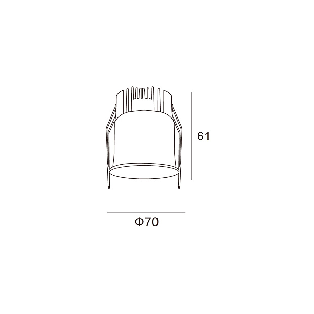 Skarlat RSL74W003-2 7W WH 4000K