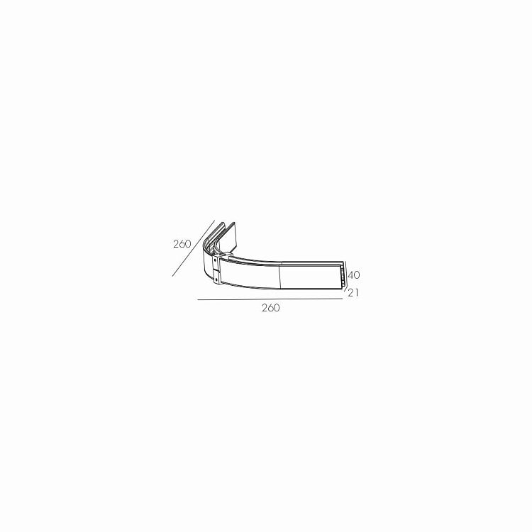 Skarlat RCD-I Round Corner BR+BK
