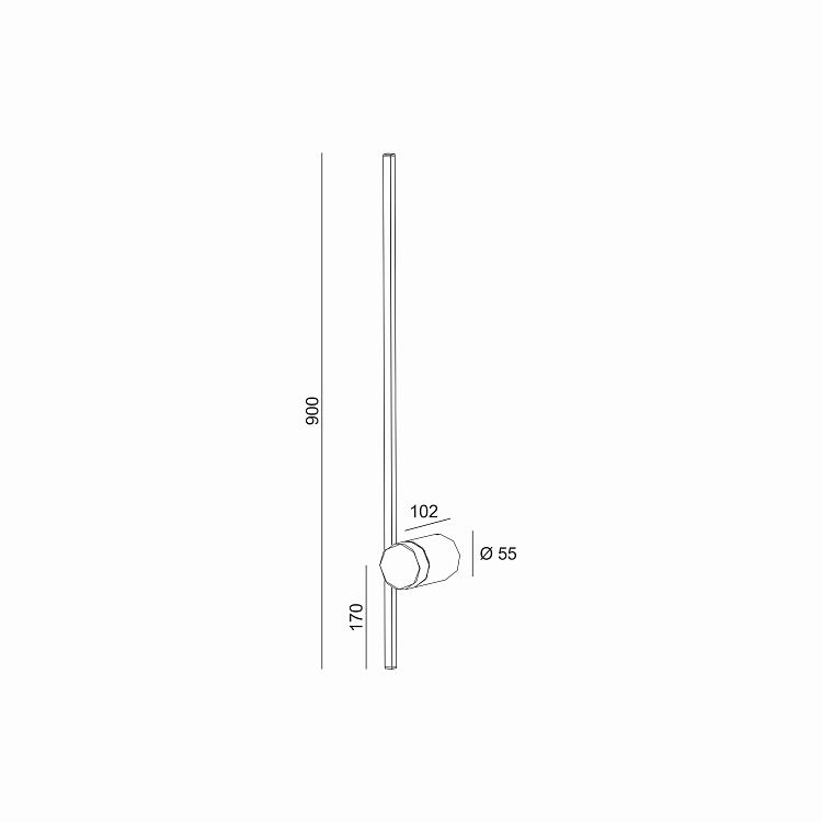 Skarlat  RWLB101 9W WH 3000K