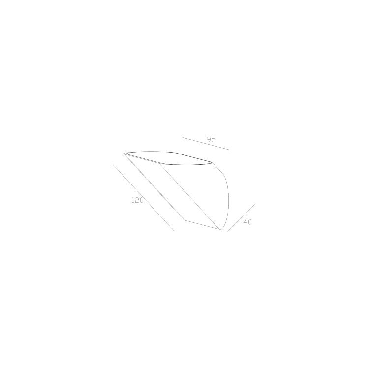 Skarlat RWLB084 4W BK 3000K