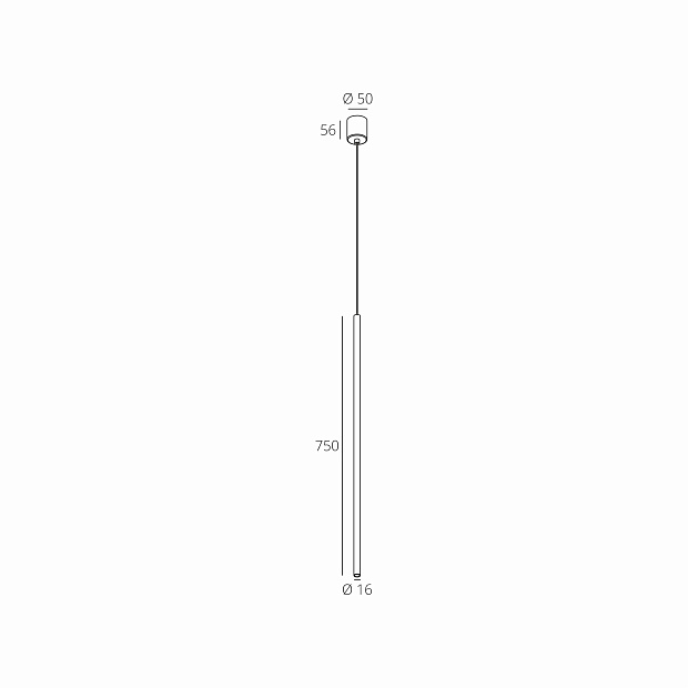 Skarlat  RHL7767 3W WH 3000K
