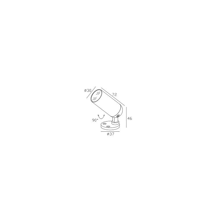 Skarlat ROL72034-M 4W BK 4000K