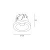 Skarlat  RSL74190 3W WH 3000K-0