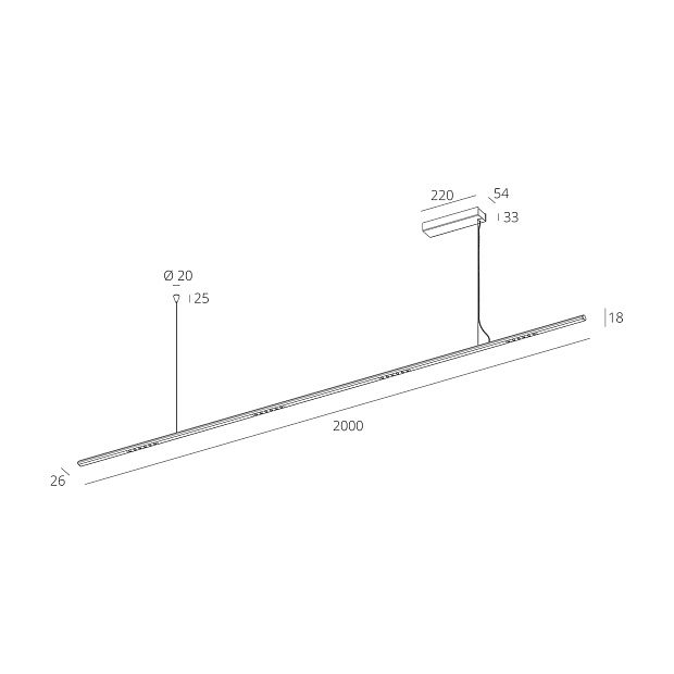 Skarlat  RHL7788 25W BK 4000K