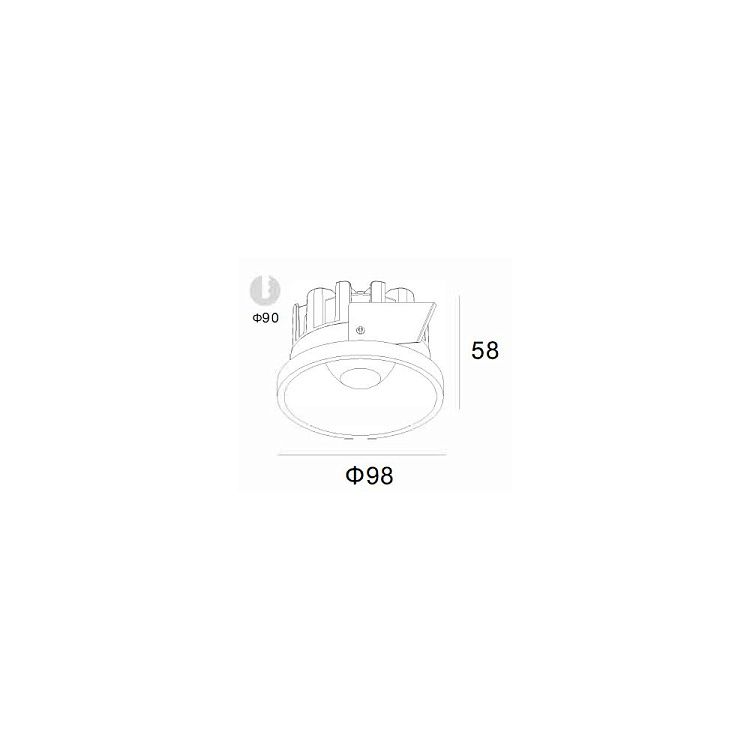 Skarlat RSL74091-4 18W WH 4000K